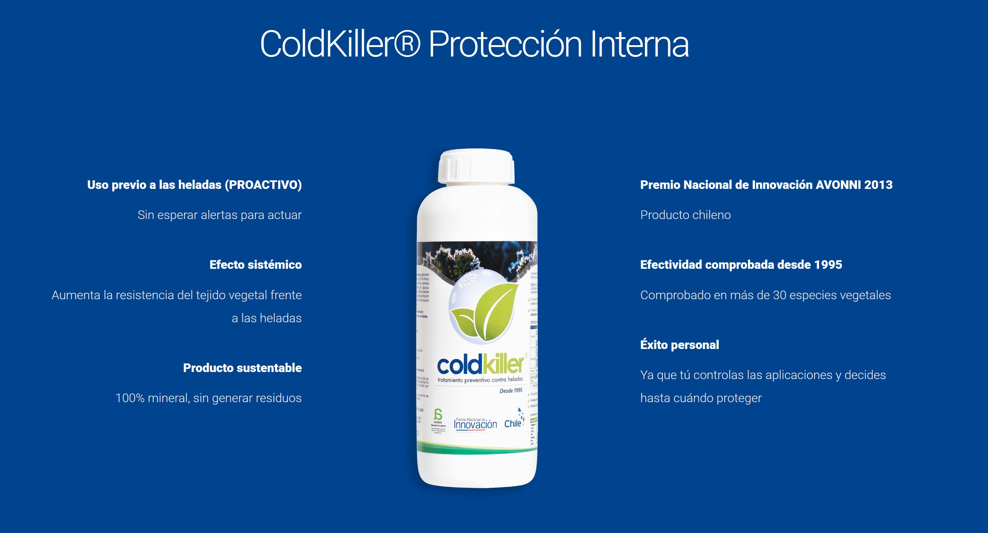 Coldkiller® – Botella del producto